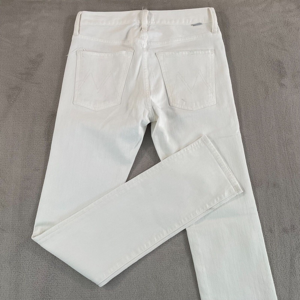 Mother MR The Neat Jeans Men 28x33 White Tooth &‎ Nail Fitted Straight Fit USA